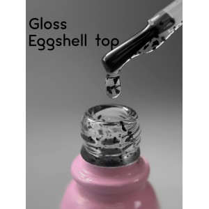 Топ без липкого шару Toki Toki Gloss Eggshel Top, 5мл. Photo 2